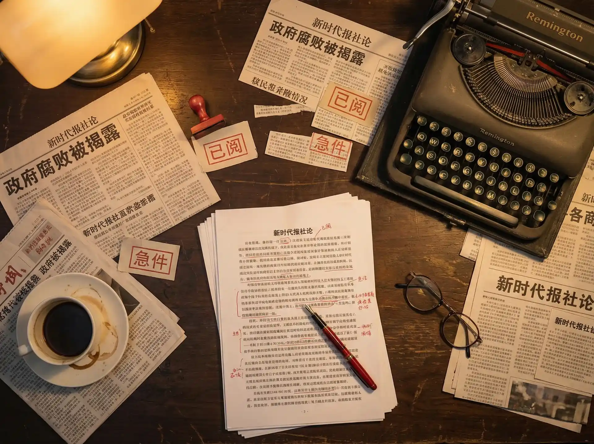 暗网影视最新原创与精选视频 - 报社编辑部工作场景
